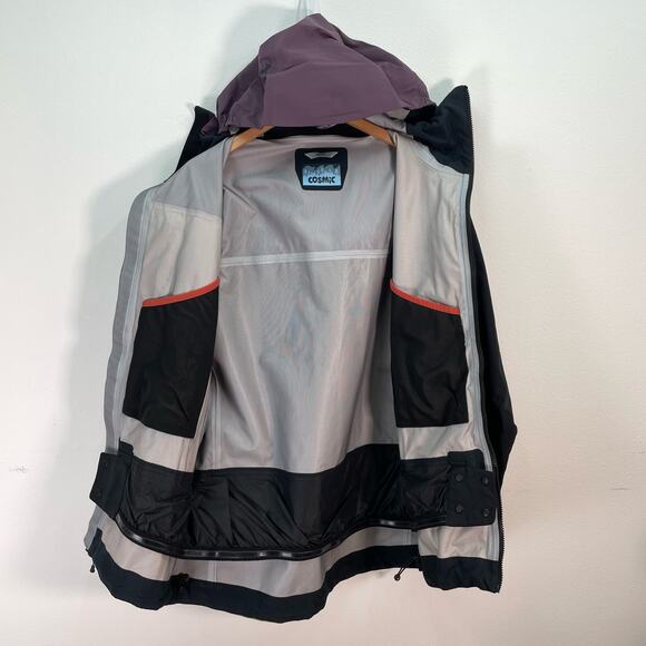 TREW Gear Cosmic Primo Jacket Purple Black Mens Small - Picture 7 of 8